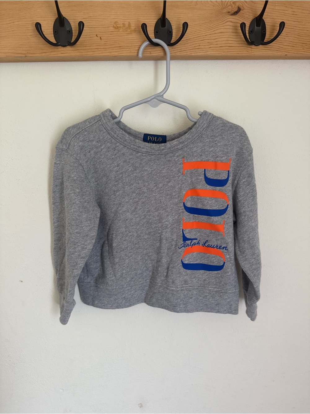 Polo by Ralph Lauren Toddler Gray Logo Long-Sleeve Tee